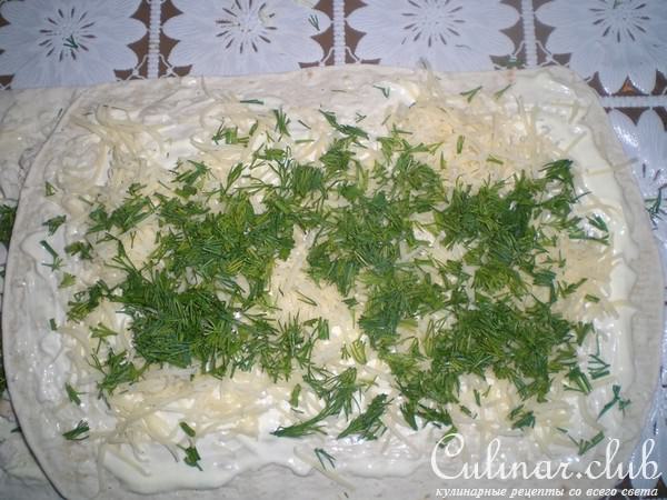 Рулет из лаваша сытный (вариант)