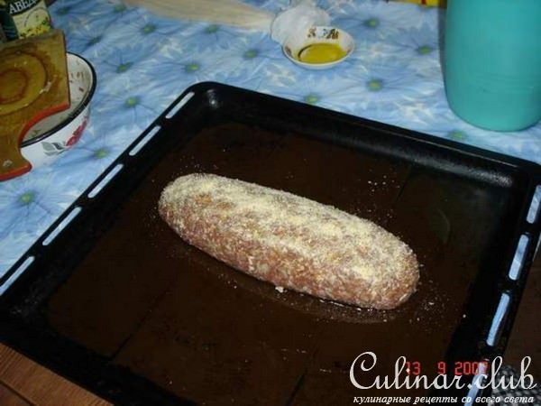 Рулет с грибами и яйцом