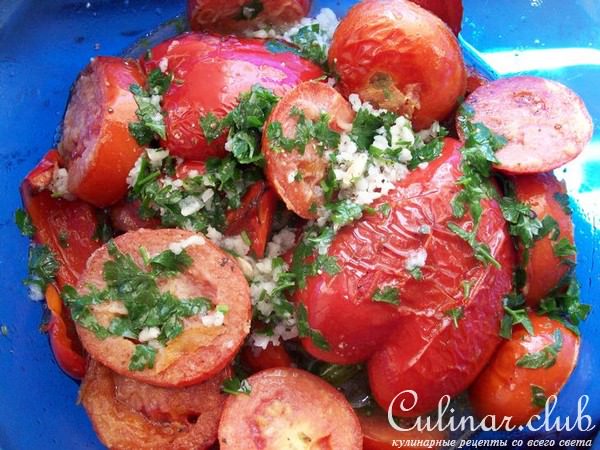 Помидорки жаренные маринованные