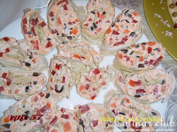 фаршированная китайская капуста