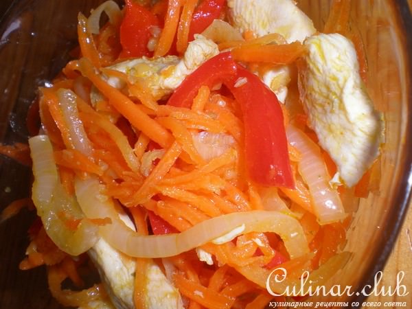 Курица хе (вариант)