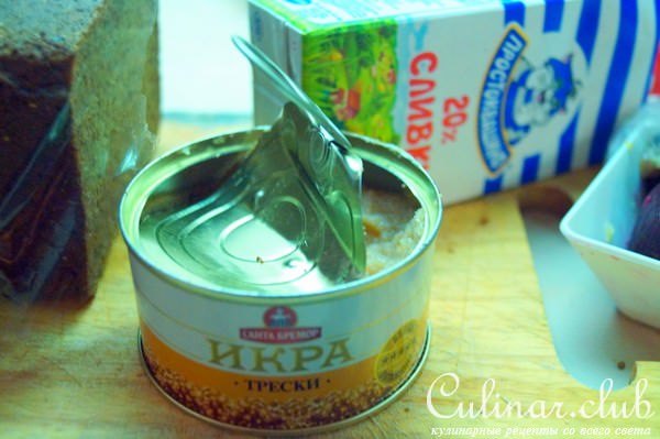 Карпаччо из печёной свеклы с икорной панна коттой. Для именинницы Светочки swet1.