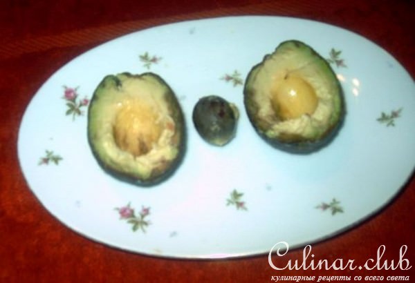 Авокадо с сардинками