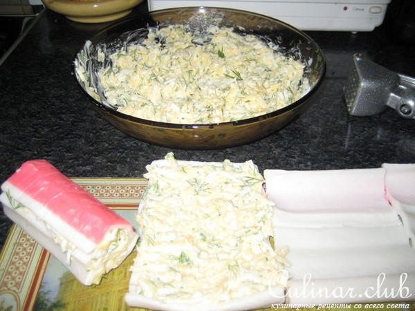 фаршированные крабовые палочки