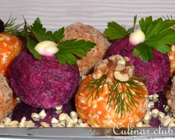 Закусочные шарики №2 "Позолоченные"
