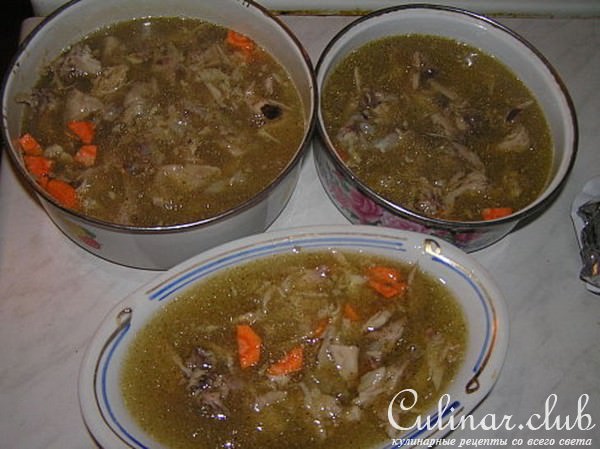 Холодец из куриных лапок