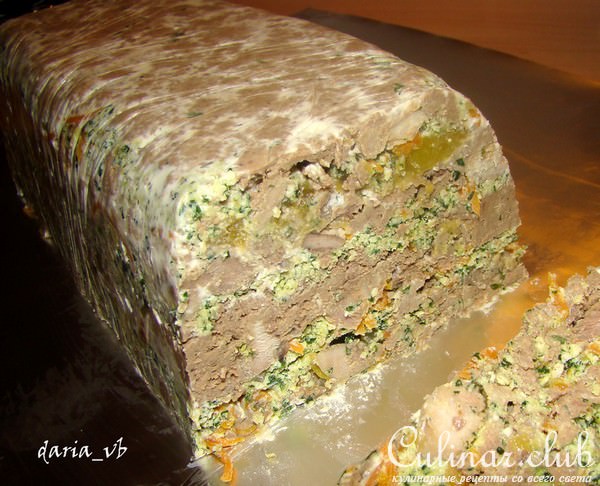 Холодная закуска из курицы