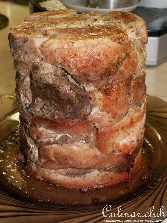 Мясо прессованное