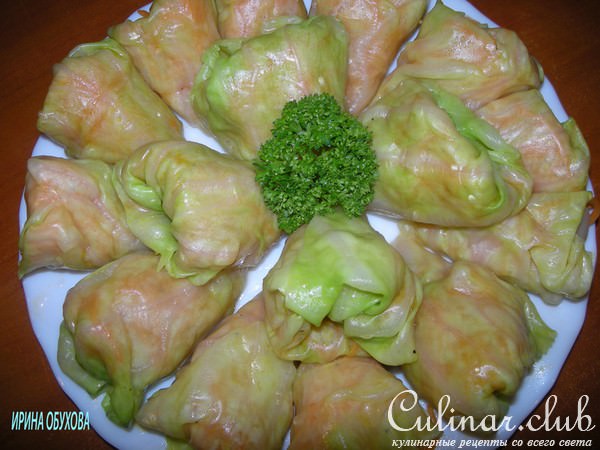 Голубцы с морковью по корейски