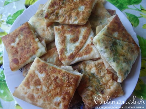 лаваш с зеленью