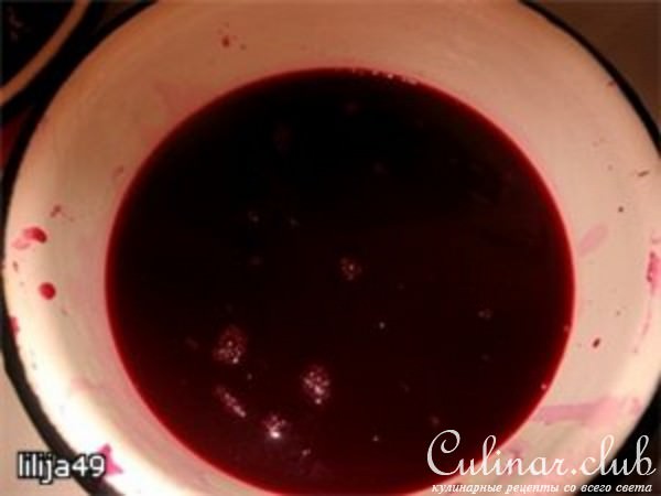 Свекольный мусс