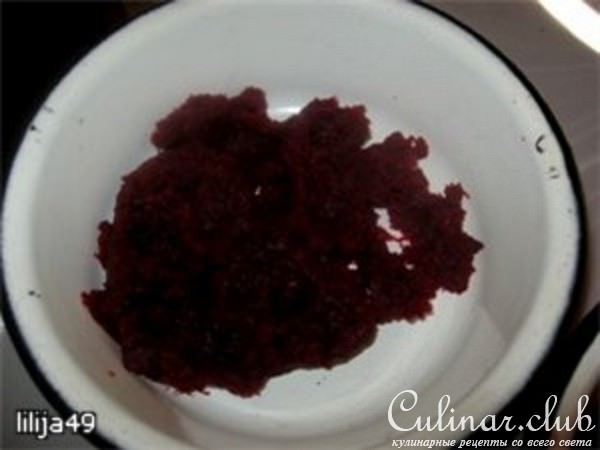 Свекольный мусс
