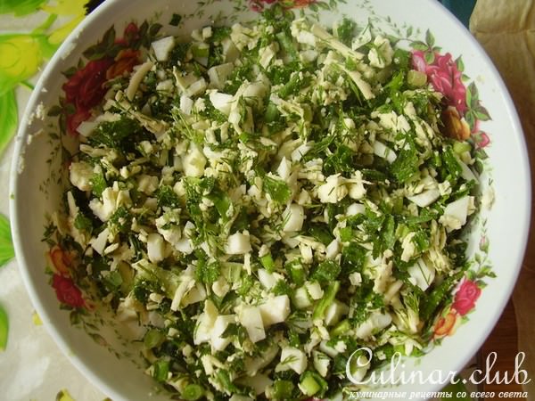 лаваш с зеленью