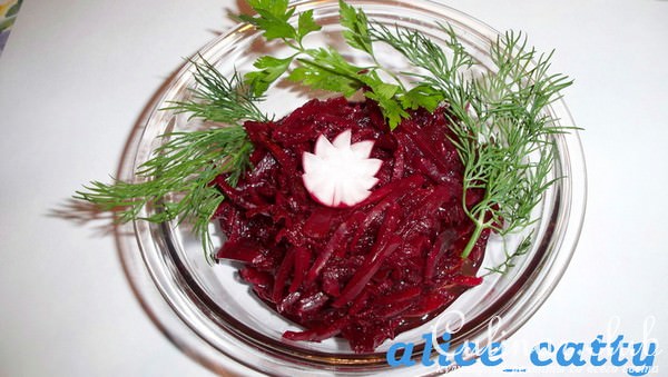 Свекла "по-корейски"
