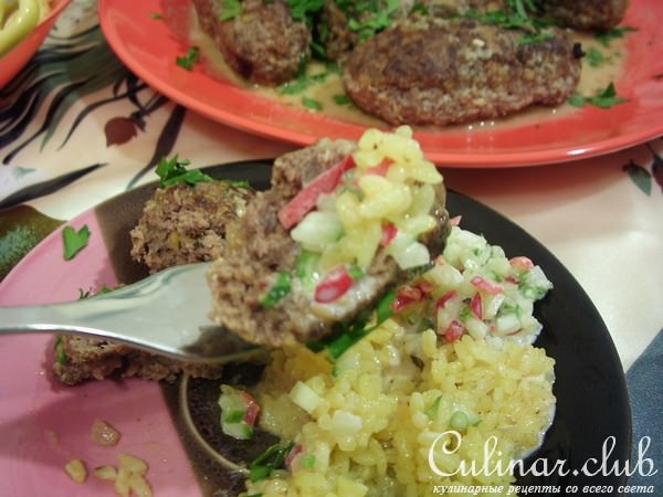 Колбаски мясные кашмирские. Ужин в индийском стиле.