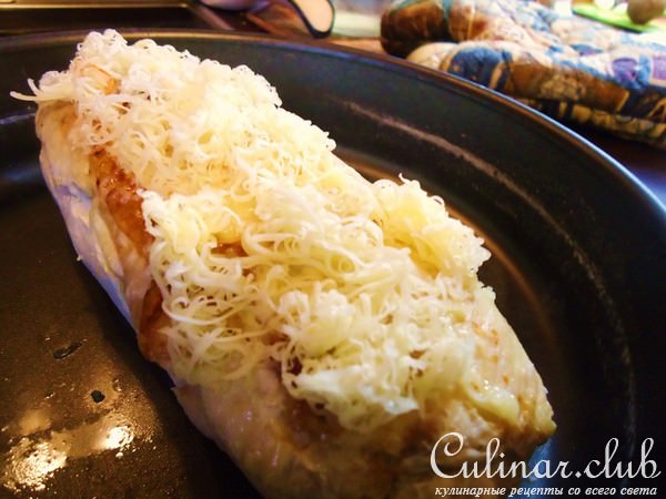 Куриный Рулет с Fitaki и солеными огурчиками)))