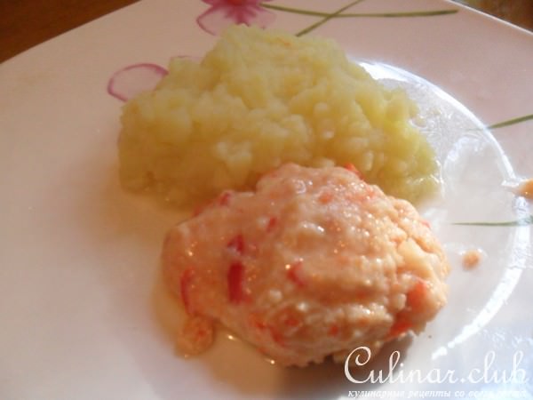 Паровые рыбные котлеты