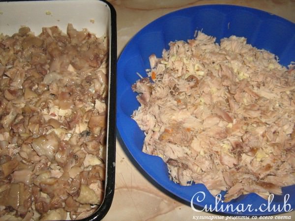 Холодец из трёх видов мяса.