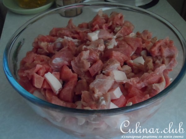 Моё первое мясо из ветчинницы.