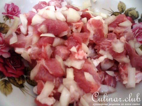 Пирог с картофелем и мясом (мамин рецепт)