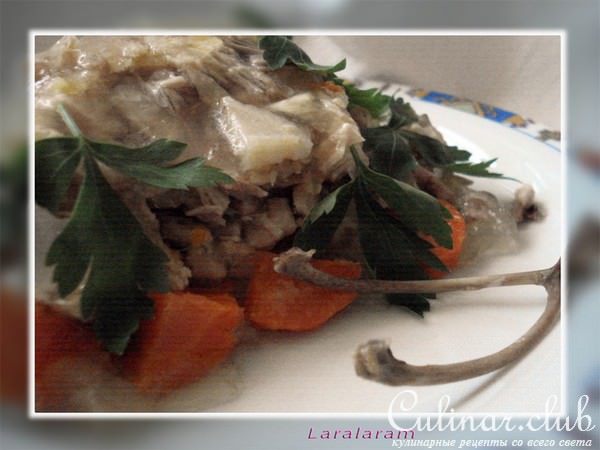 Заливное куриное "РАБОТА над ОШИБКАМИ"