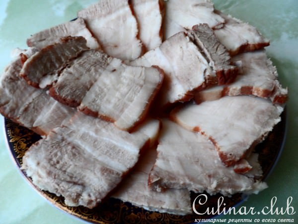 Свинная грудинка в луковой шелухе(репетиция к празднику)