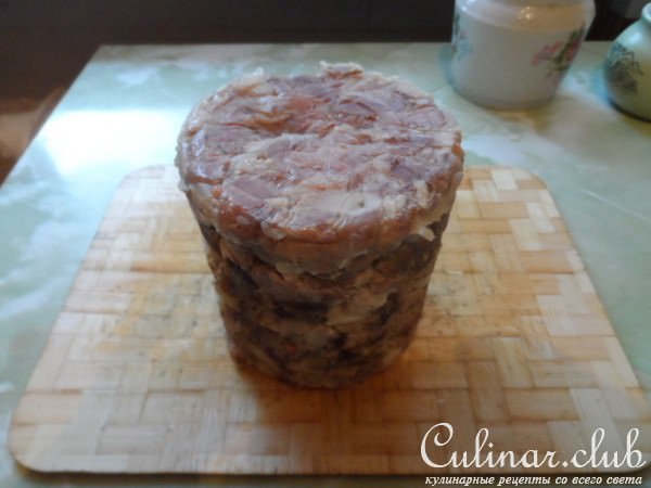 Моё первое мясо из ветчинницы.