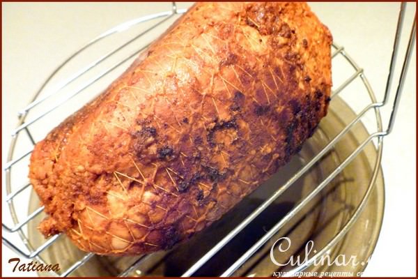 Пастрома из грудки индейки в мультиварке ( Тест-драйв )
