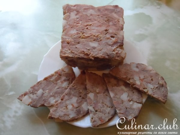 Моё первое мясо из ветчинницы.