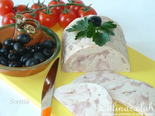 Ветчина куриная, диетическая, самая простая, но невозможно вкусная