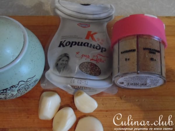 Моё первое мясо из ветчинницы.