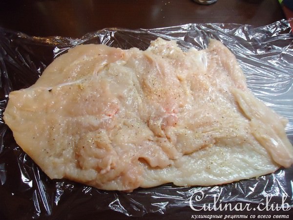 Куриный Рулет с Fitaki и солеными огурчиками)))