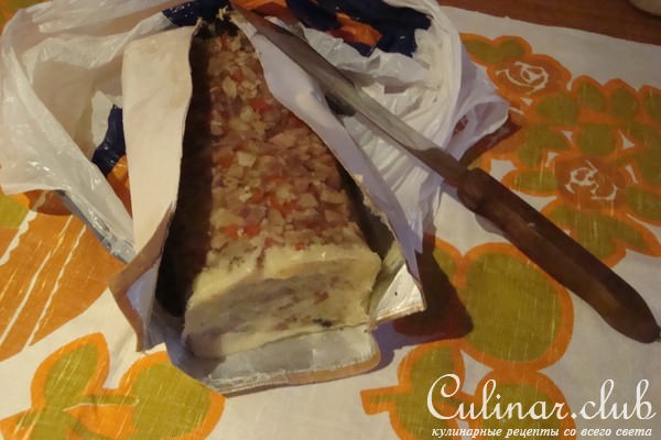 Сальтисон из свиных субпродуктов в пакете