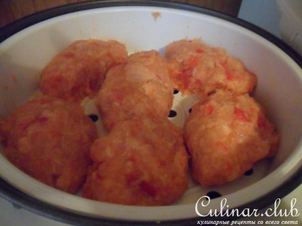 Паровые рыбные котлеты