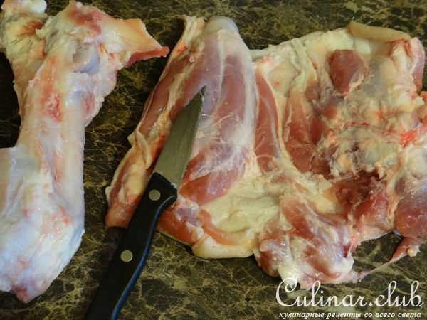 Рулет из свиной рульки