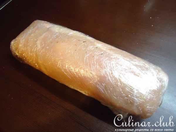 Куриный Рулет с Fitaki и солеными огурчиками)))