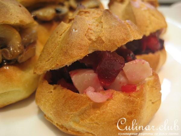 Заварные картофельные эклеры