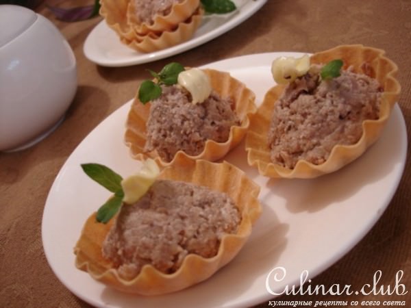 Паштет из баклажан с грецкими орехами