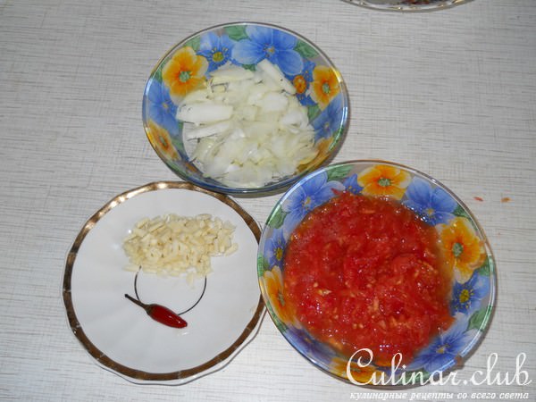 Жаренный перец с остреньким соусом