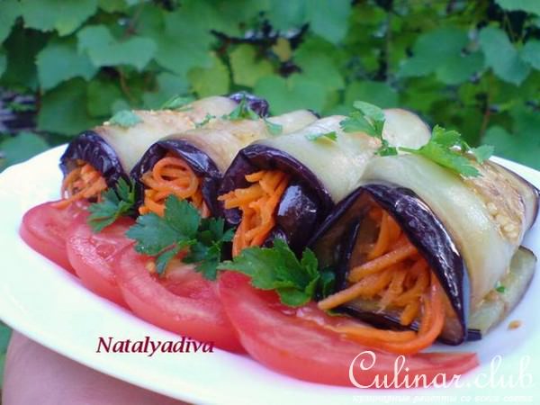 Баклажановые рулетики (N - ный вариант)