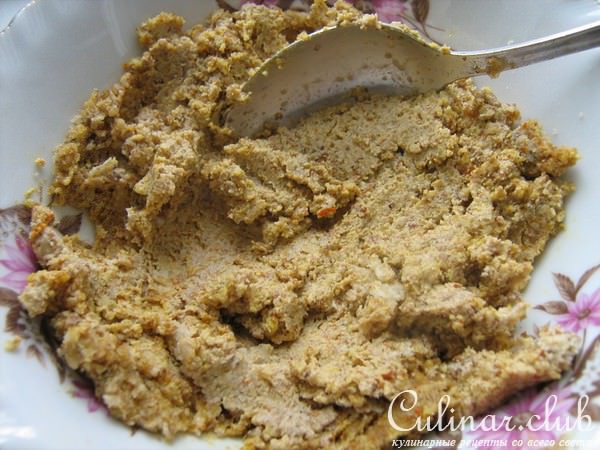 Пхали - закуска из овощей с грецкими орехами