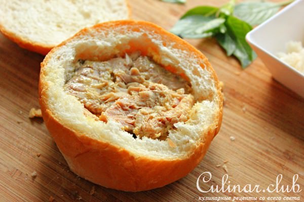 Средиземноморский сэндвич с тунцом