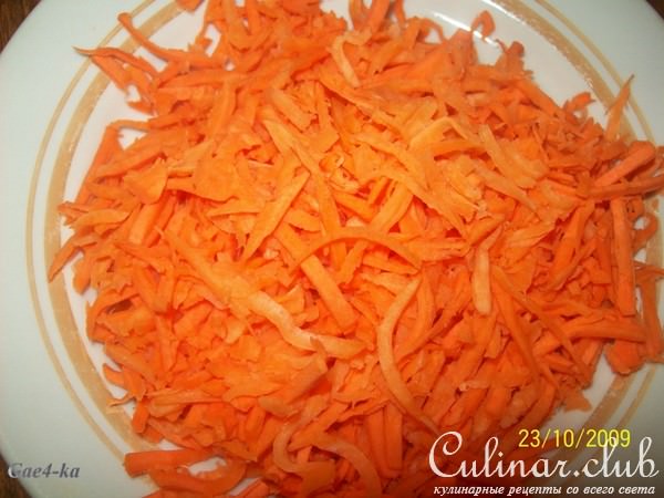 Кальмары с морковкой по-корейски
