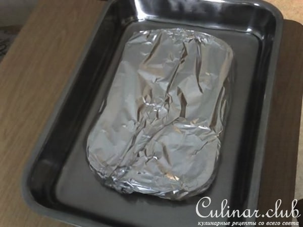 Суфле из лосося с кремом из авокадо