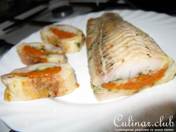 Рыбный рулет ( начинка любая )