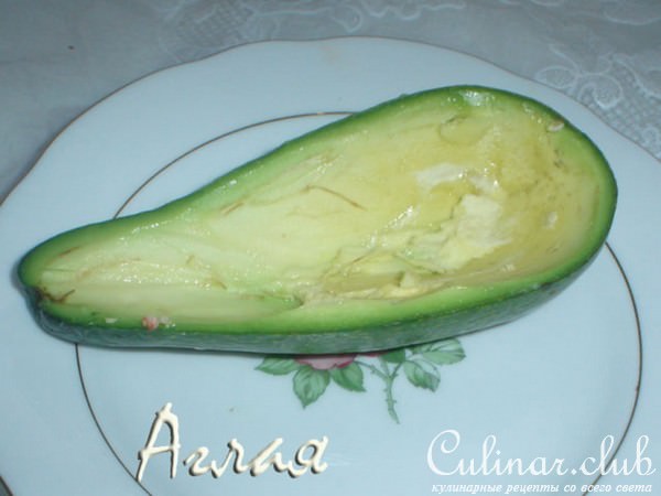 Авокадо с креветками