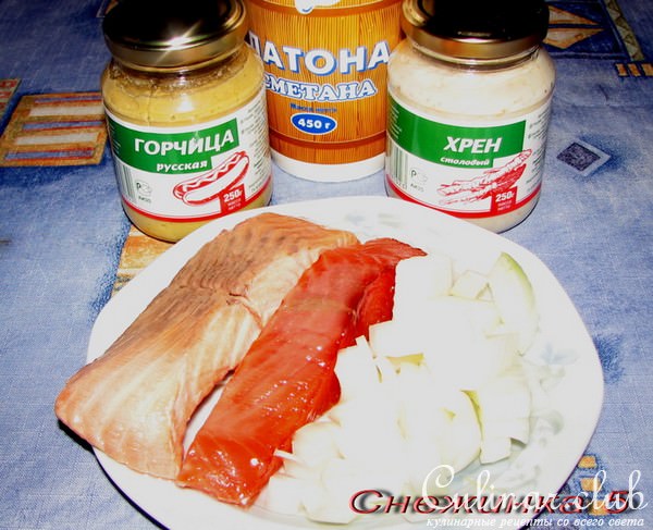 Мусс из семги "Розовый фламинго"