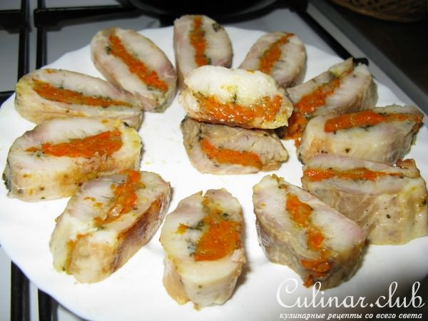 Рыбный рулет ( начинка любая )