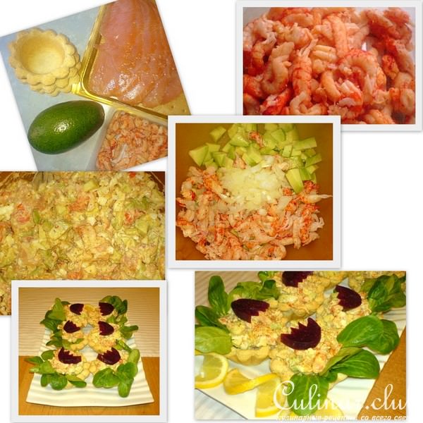 Салатные корзиночки на закуску