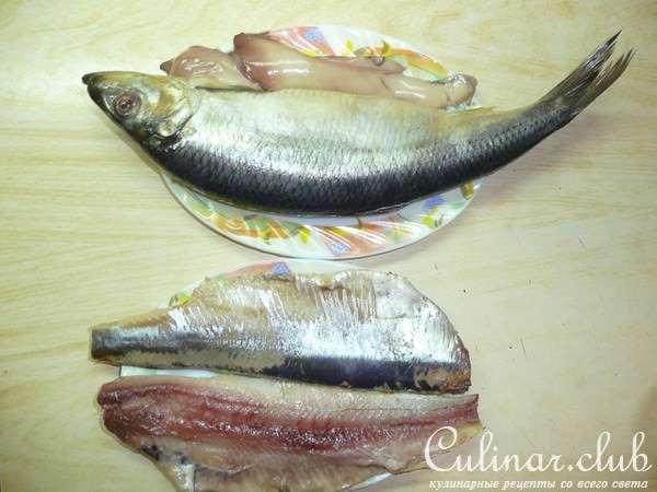 Рулет из сельди